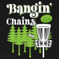 Funny Disc Golf Player Saying I Bangin' Chains Baby Bodysuit thumb 2