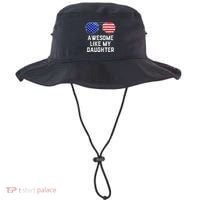 Fathers Day Gift Funny Dads Awesome Like My Daughter Bucket Hat thumb 0