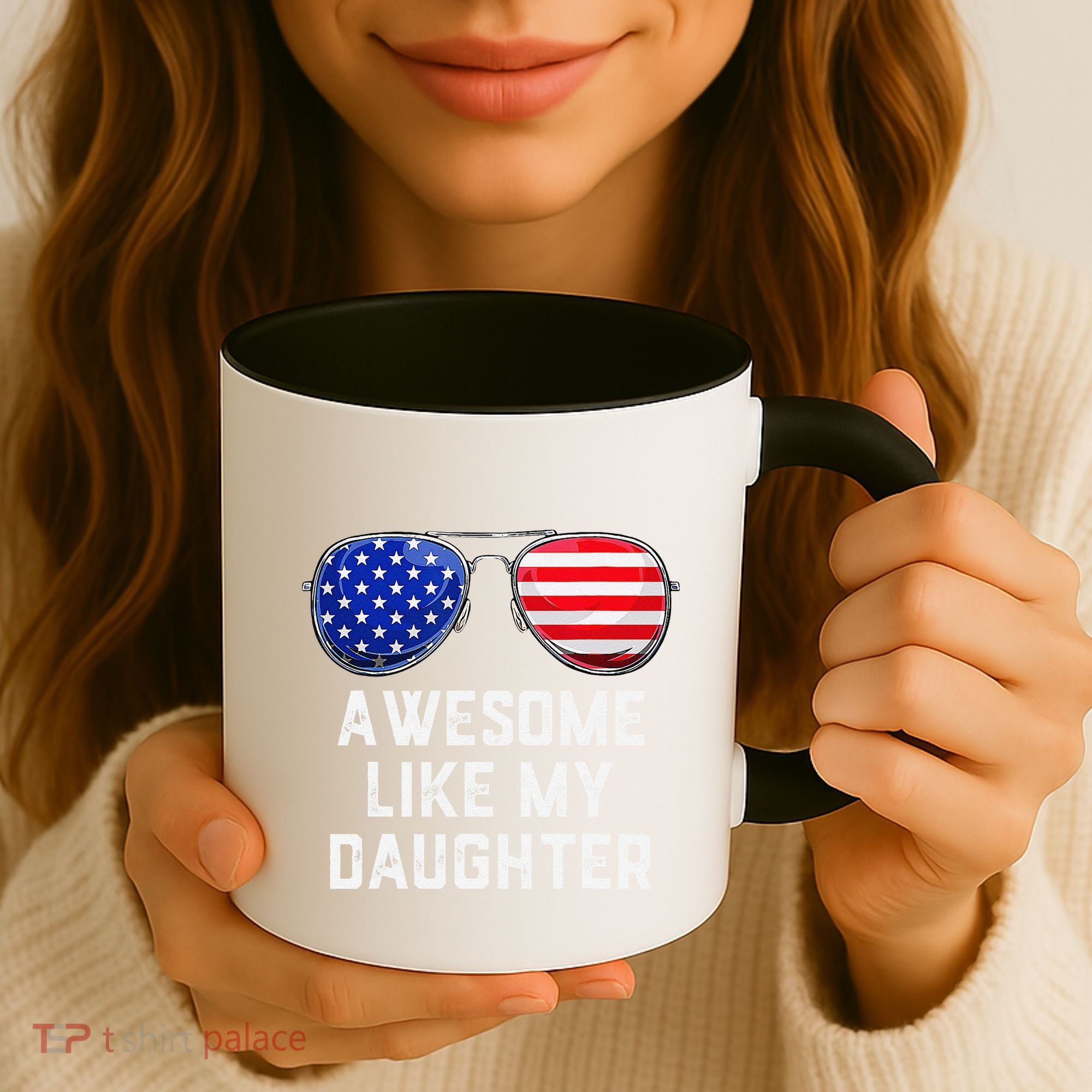 Fathers Day Gift Funny Dads Awesome Like My Daughter Coffee Mug