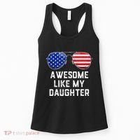 Fathers Day Gift Funny Dads Awesome Like My Daughter Women's Tank Top thumb 0