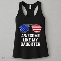 Fathers Day Gift Funny Dads Awesome Like My Daughter Women's Tank Top thumb 3