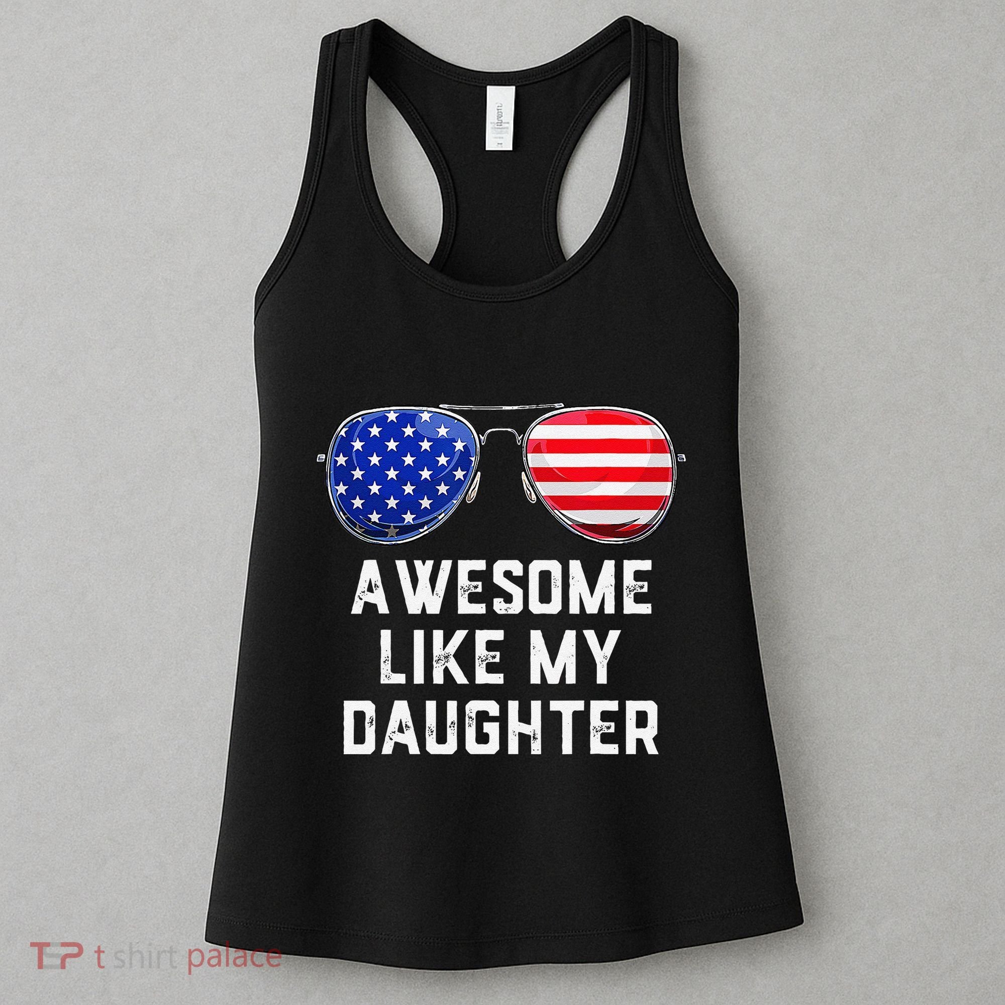 Fathers Day Gift Funny Dads Awesome Like My Daughter Women's Tank Top