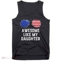 Fathers Day Gift Funny Dads Awesome Like My Daughter Tank Top thumb 0