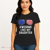 Fathers Day Gift Funny Dads Awesome Like My Daughter Women's T-Shirt thumb 4