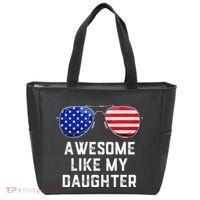 Fathers Day Gift Funny Dads Awesome Like My Daughter Tote Bag thumb 0