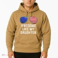Fathers Day Gift Funny Dads Awesome Like My Daughter Hoodie thumb 2