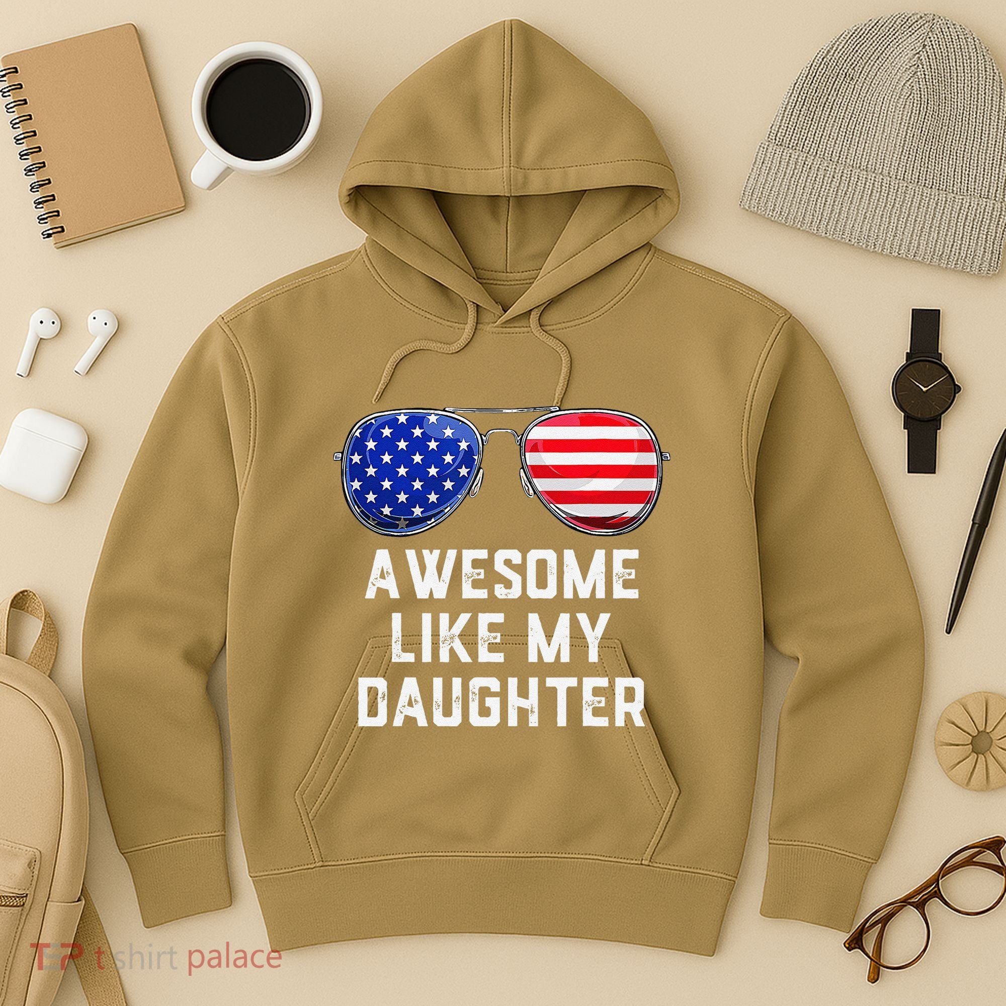 Fathers Day Gift Funny Dads Awesome Like My Daughter Hoodie