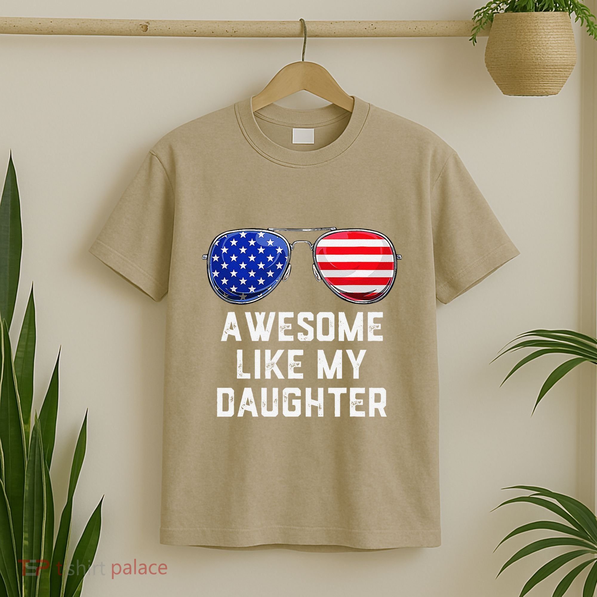 Fathers Day Gift Funny Dads Awesome Like My Daughter T-Shirt