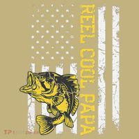 Fathers Day Gifts Funny Fishing Reel Cool Papa Dad Joke (1) T-Shirt thumb 7