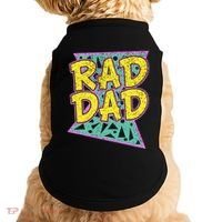 Fathers Day Gift For Daddy Rad Dad Doggie Tank thumb 0