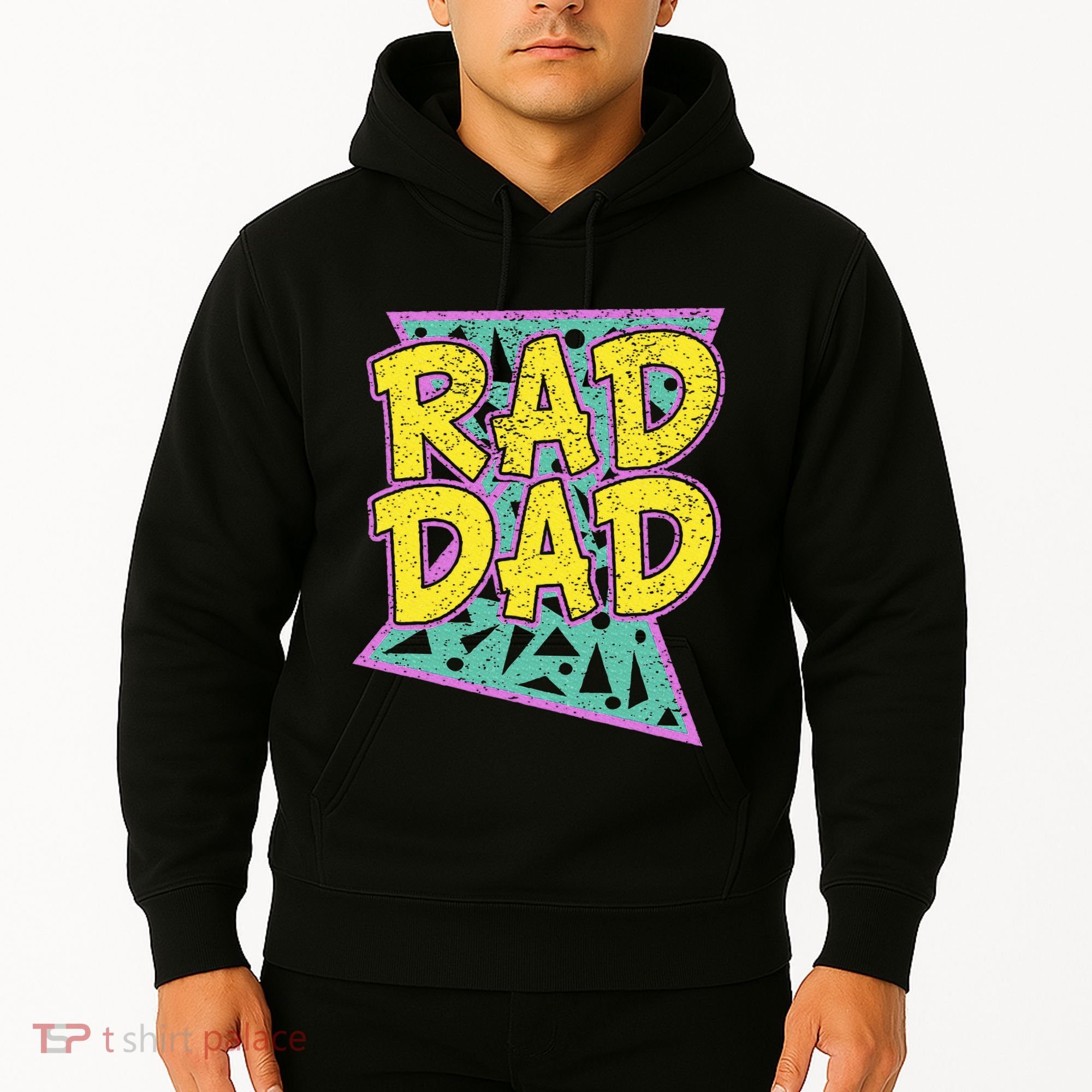 Fathers Day Gift For Daddy Rad Dad Hoodie