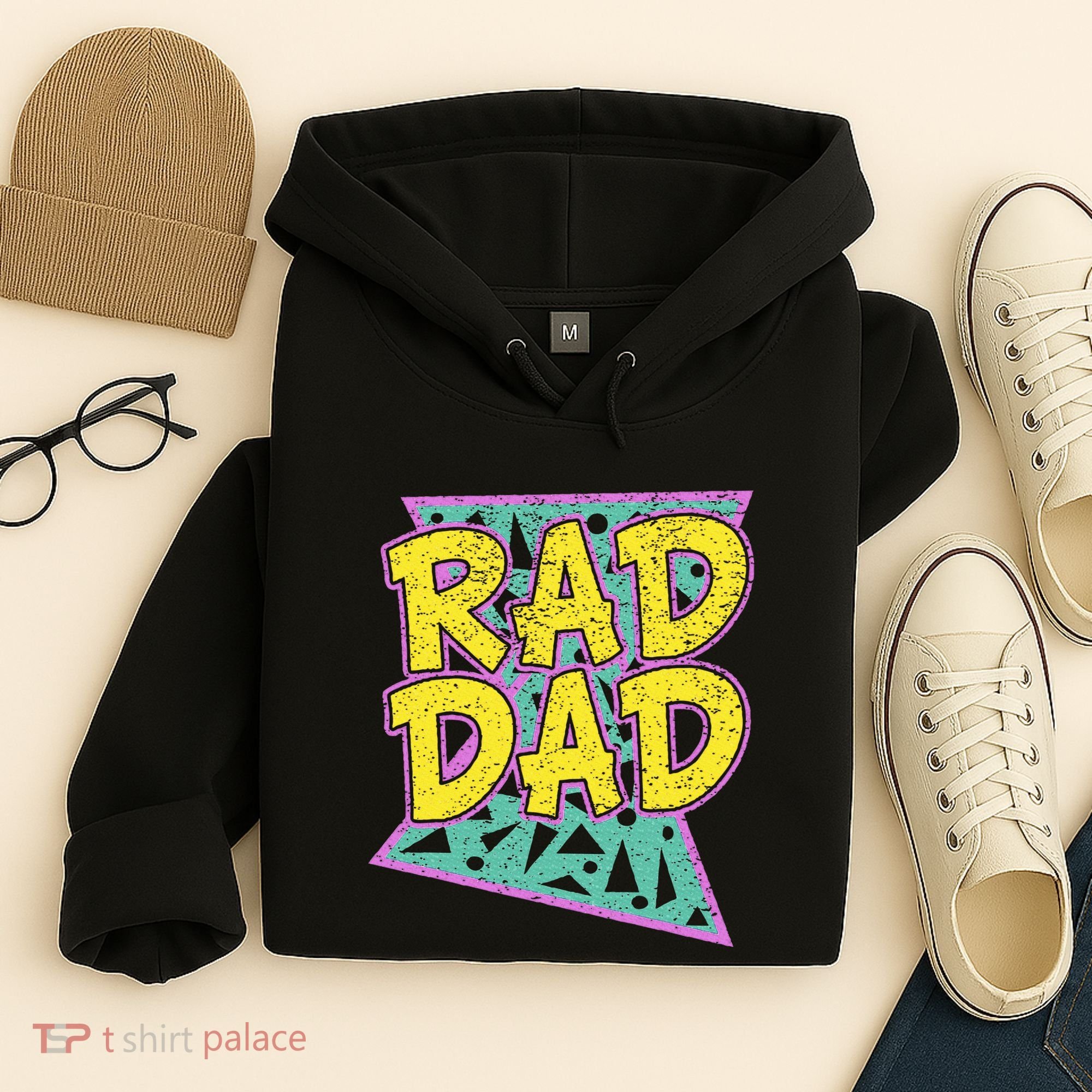 Fathers Day Gift For Daddy Rad Dad Hoodie