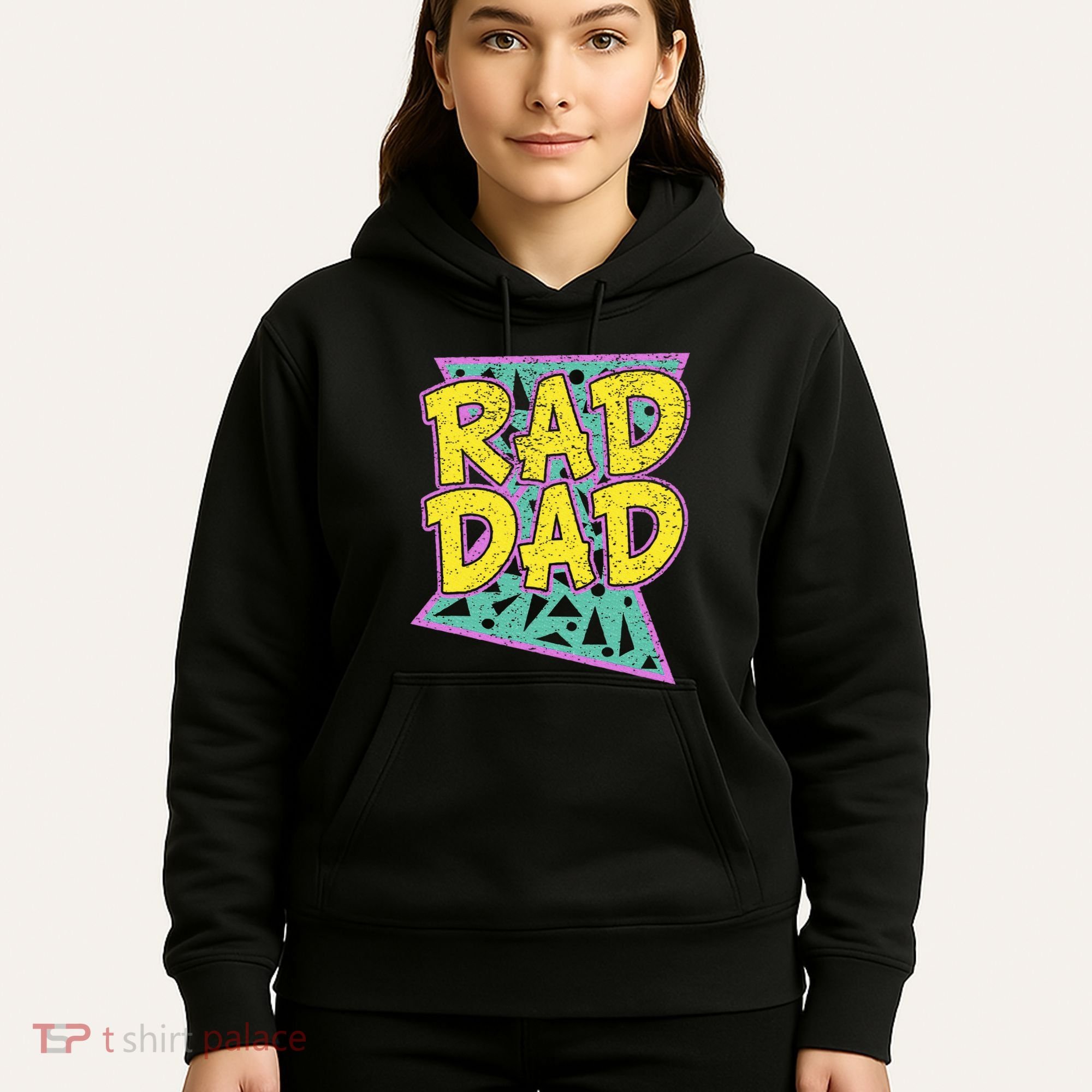Fathers Day Gift For Daddy Rad Dad Hoodie