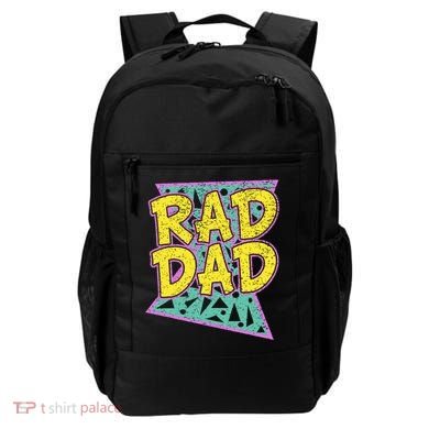 Fathers Day Gift For Daddy Rad Dad Backpack