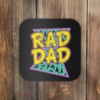 Fathers Day Gift For Daddy Rad Dad Coaster thumb 0