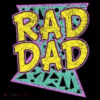 Fathers Day Gift For Daddy Rad Dad Ornament thumb 1