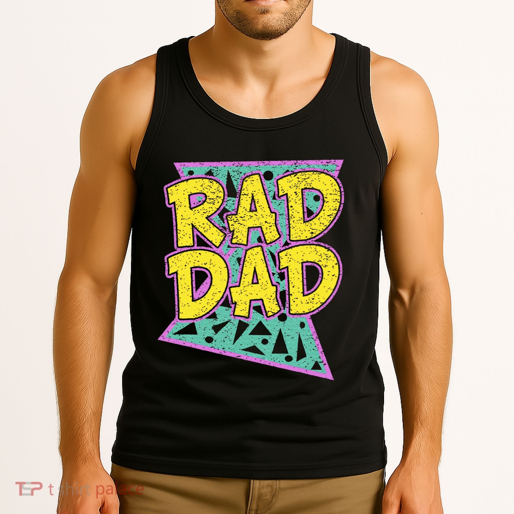 Fathers Day Gift For Daddy Rad Dad Tank Top