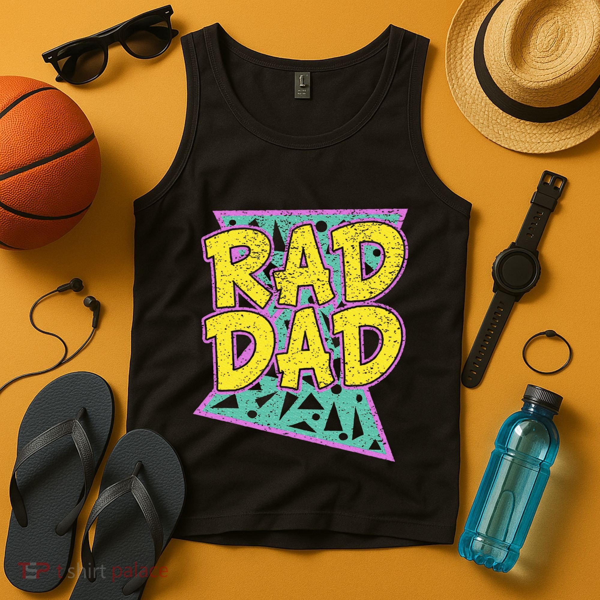 Fathers Day Gift For Daddy Rad Dad Tank Top