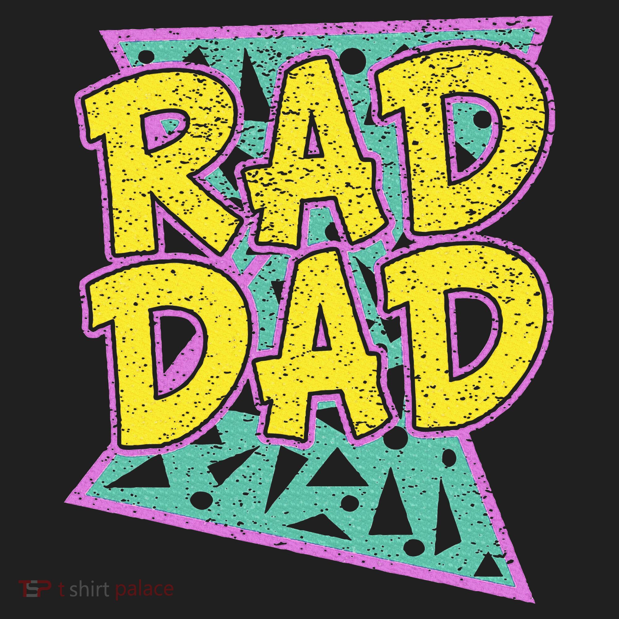 Fathers Day Gift For Daddy Rad Dad Golf Towel