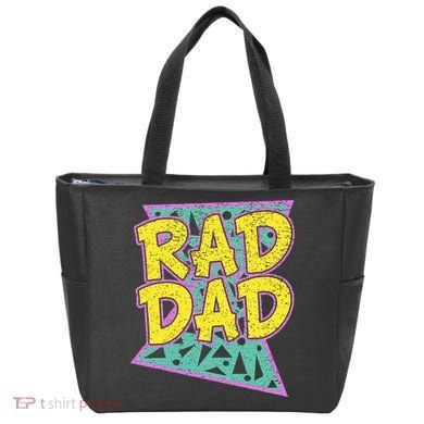 Fathers Day Gift For Daddy Rad Dad Tote Bag
