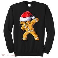 Funny Dabbing Gingerbread Santa Christmas Boys Xmas Cookie Sweatshirt thumb 0