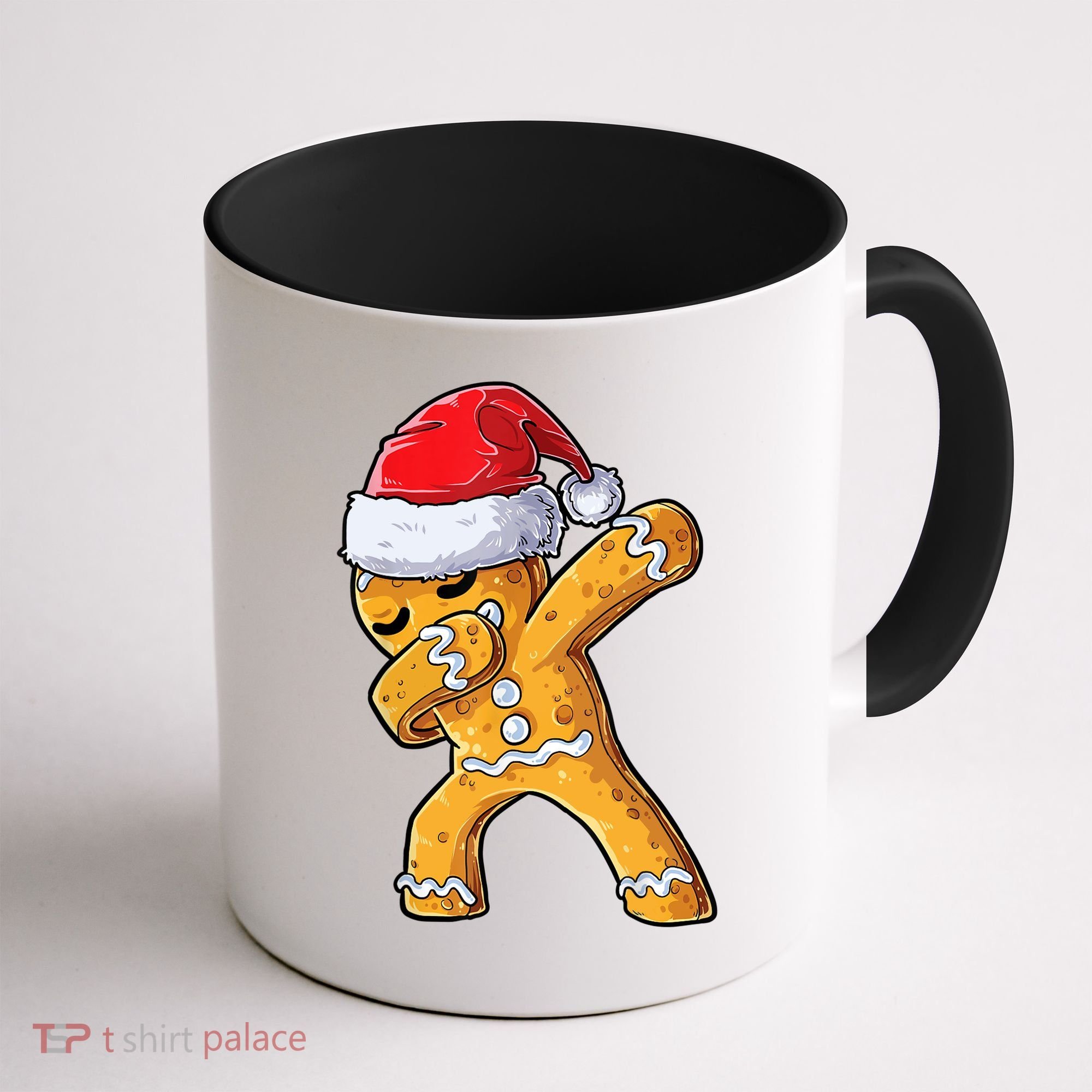 Funny Dabbing Gingerbread Santa Christmas Boys Xmas Cookie Coffee Mug