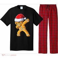 Funny Dabbing Gingerbread Santa Christmas Boys Xmas Cookie Pajama Set thumb 0