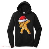 Funny Dabbing Gingerbread Santa Christmas Boys Xmas Cookie Women's Hoodie thumb 0