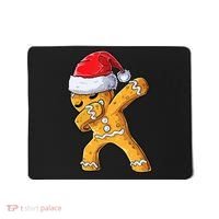 Funny Dabbing Gingerbread Santa Christmas Boys Xmas Cookie Mousepad thumb 0