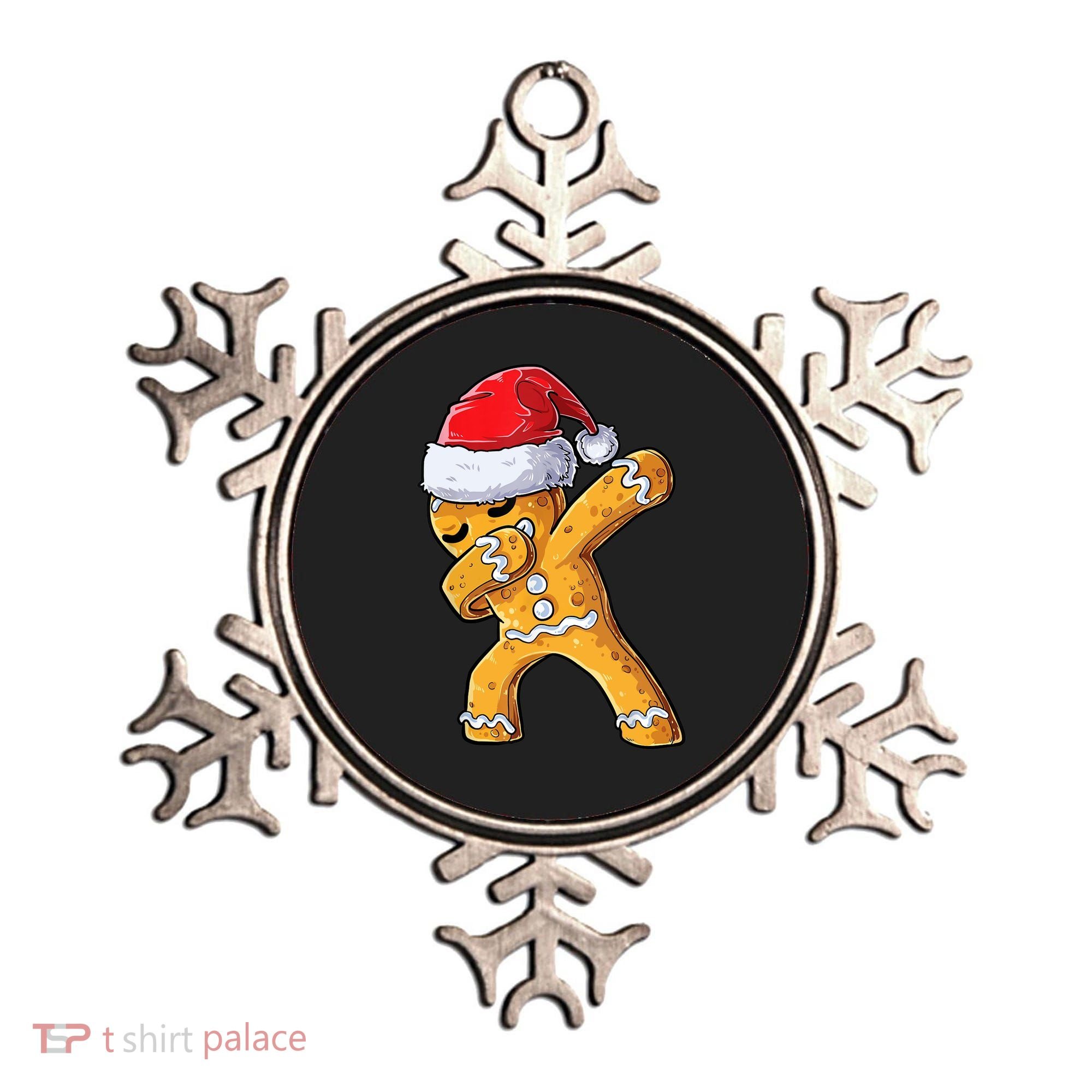Funny Dabbing Gingerbread Santa Christmas Boys Xmas Cookie Ornament