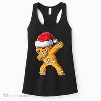 Funny Dabbing Gingerbread Santa Christmas Boys Xmas Cookie Women's Tank Top thumb 0