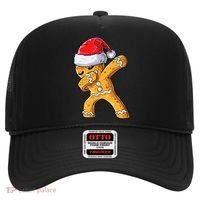 Funny Dabbing Gingerbread Santa Christmas Boys Xmas Cookie Hat thumb 0