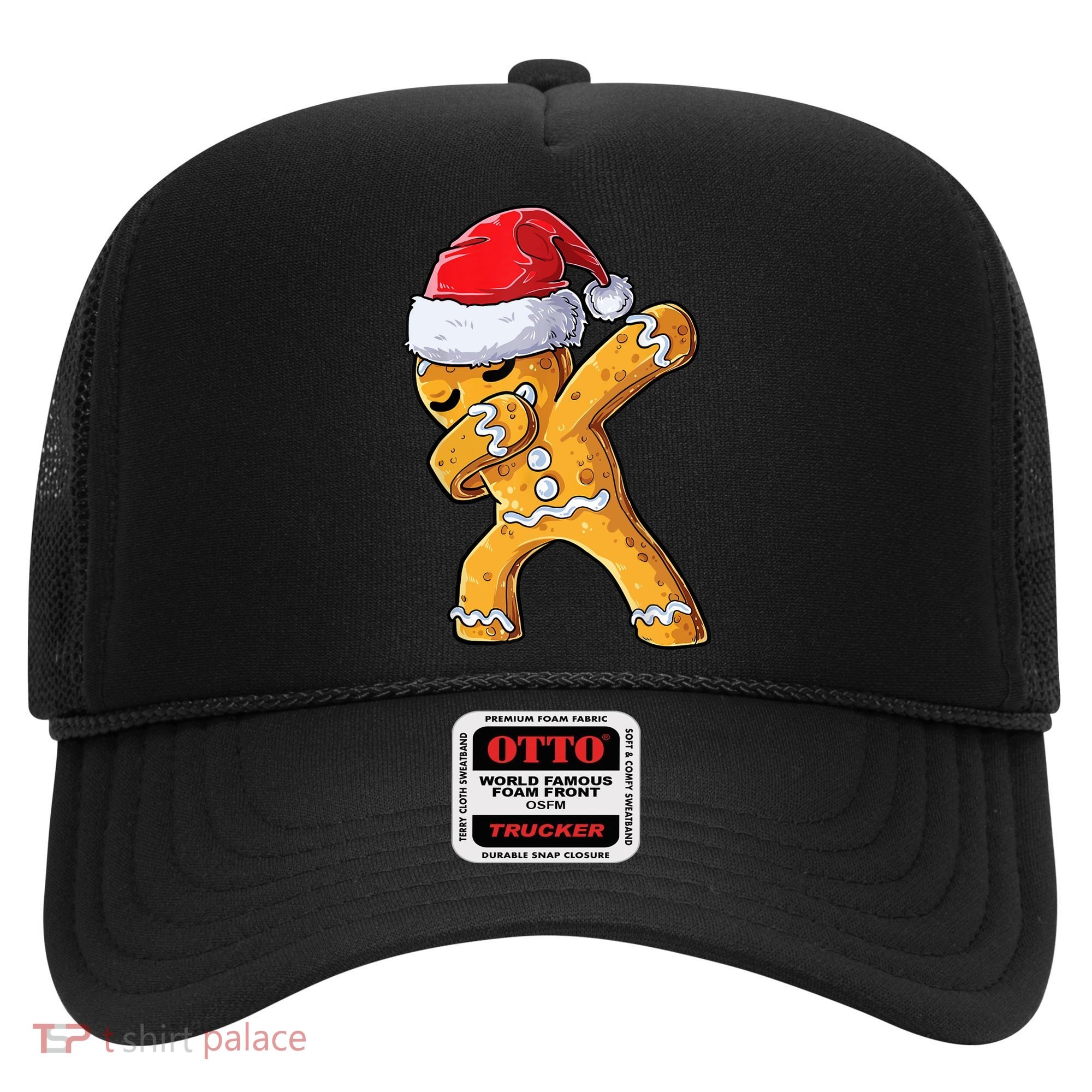Funny Dabbing Gingerbread Santa Christmas Boys Xmas Cookie Hat