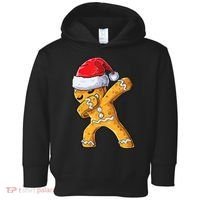 Funny Dabbing Gingerbread Santa Christmas Boys Xmas Cookie Toddler Hoodie thumb 0