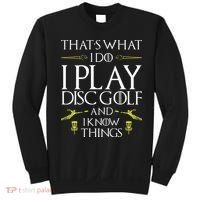 Funny Disc Golf That's What I do I play Disc Golf Sweatshirt thumb 0