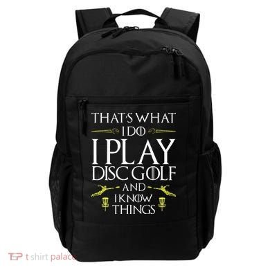 Funny Disc Golf That's What I do I play Disc Golf Backpack