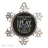Funny Disc Golf That's What I do I play Disc Golf Ornament thumb 0