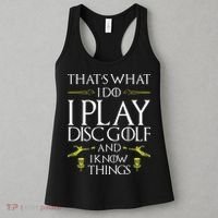 Funny Disc Golf That's What I do I play Disc Golf Women's Tank Top thumb 3