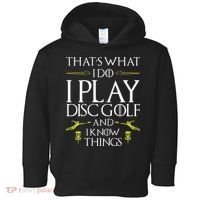 Funny Disc Golf That's What I do I play Disc Golf Toddler Hoodie thumb 0