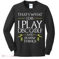 Funny Disc Golf That's What I do I play Disc Golf Kids Long Sleeve Shirt thumb 0