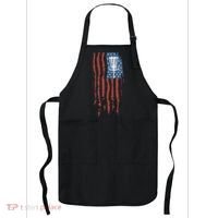 Funny Disc Golf American Flag Disc Frisbee Golf Apron thumb 0