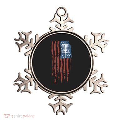 Funny Disc Golf American Flag Disc Frisbee Golf Ornament