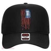 Funny Disc Golf American Flag Disc Frisbee Golf Hat thumb 0