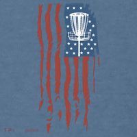 Funny Disc Golf American Flag Disc Frisbee Golf Garment-Dyed Sweatshirt thumb 2