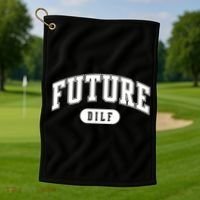 Future Dilf Gift I Love Dilfs Gift Golf Towel thumb 1