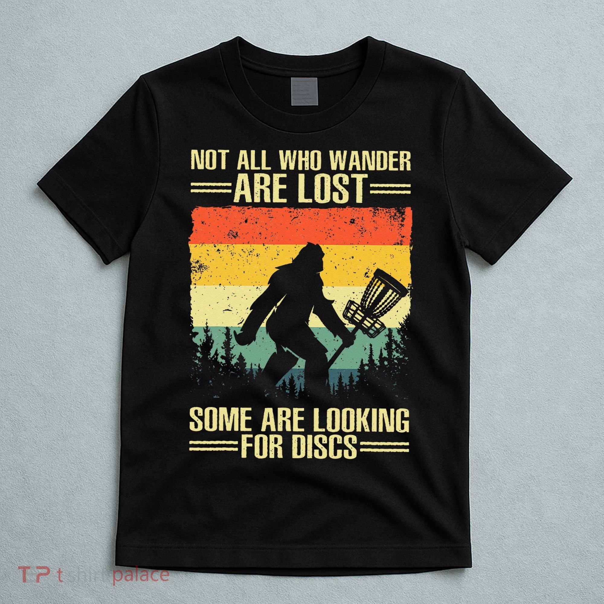 Funny Disc Golf Art For Men Women Kids Disc Golf Player T-Shirt