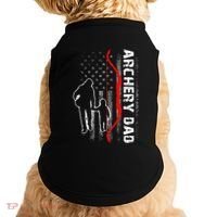 Father's Day Gift Archery Dad Proud Archery Daddy Doggie Tank thumb 0