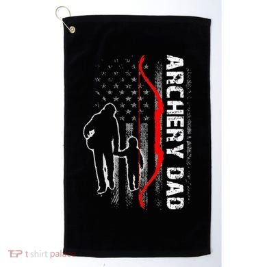 Father's Day Gift Archery Dad Proud Archery Daddy Golf Towel