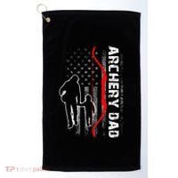 Father's Day Gift Archery Dad Proud Archery Daddy Golf Towel thumb 0