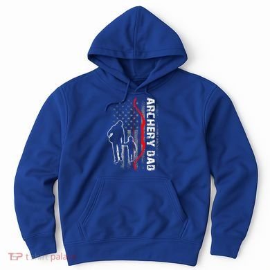 Father's Day Gift Archery Dad Proud Archery Daddy Hoodie